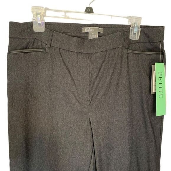 89th & Madison Women's Petite Large Gray Comfort Waist Dress Pants NWT - Picture 2 of 10